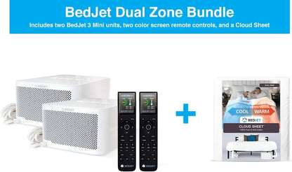 BedJet 3 Climate Comfort for Beds, Cooling Fan + Heating Air (Single Temp. Zone Any Size Bed or Mattress)