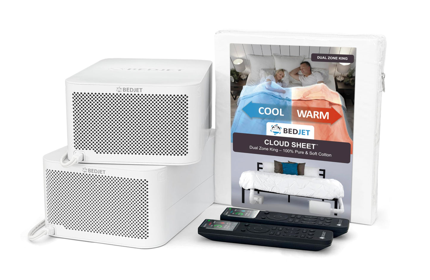 BedJet 3 Climate Comfort for Beds, Cooling Fan + Heating Air (Single Temp. Zone Any Size Bed or Mattress)