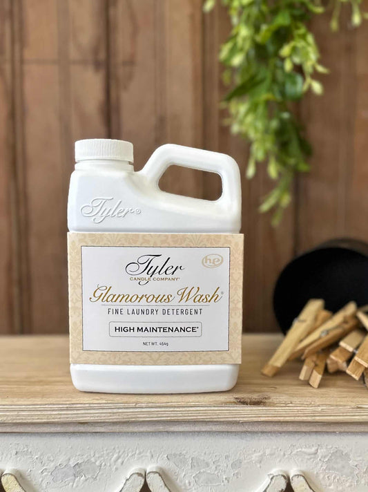 High Maintenance (Not us, just our clothes!) Laundry Detergent.